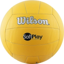 Мяч волейбольный "Wilson Soft Play", р.5, желтый Мяч волейбольный "Wilson Soft Play", р.5, желтый