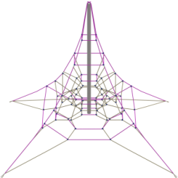 Канатная пирамида &quot;Стрелка&quot;, фото 1