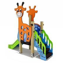 Детская горка ЛД081002 H=650 для игровой площадки Детская горка ЛД081002 H=650 для игровой площадки