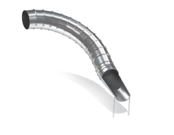Горка ГН-03.1 H=2200 из нержавеющей стали для детской площадки