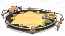 Песочница Romana Песочная фабрика 057.39.00 для детской площадки, фото 4