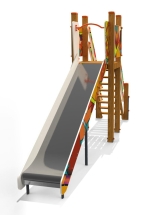 Горка "мини", высота спуска 1,5 м, паттерн "Этник" ГР016.01 Горка "мини", высота спуска 1,5 м, паттерн "Этник" ГР016.01