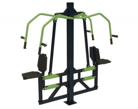 Уличный тренажер TORUDA &quot;Жим от груди двойной&quot;, фото 1