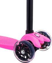 Самокат 3-колесный Snappy 3D, 120/80 мм, розовый Самокат 3-колесный Snappy 3D, 120/80 мм, розовый