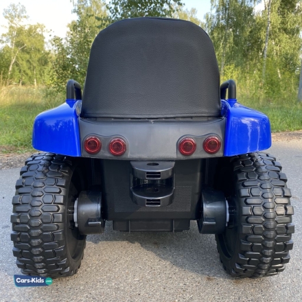 Электромобиль трактор с прицепом XMX611 (TR77) синий, фото 14