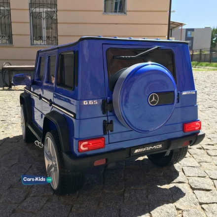 Электромобиль Mercedes-Benz G65 AMG 4WD синий, фото 3