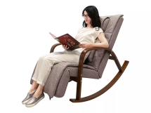 Массажное кресло качалка FUJIMO F2002 МСX Time2Chill Latte (Tailor 3) Вишня