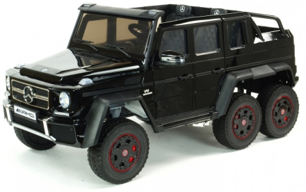 Двухместный электромобиль Mercedes Benz G63 6x6 4WD - ABL1801-BLACK-PAINT, фото 2