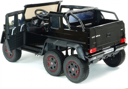 Двухместный электромобиль Mercedes Benz G63 6x6 4WD - ABL1801-BLACK-PAINT, фото 3