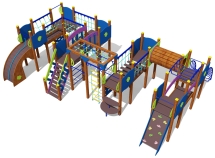Спортивный комплекс 09022.21 для детской спортивной площадки Спортивный комплекс 09022.21 для детской спортивной площадки