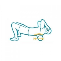 Ролик для пилатес  BALANCED BODY Magic Roller, цвет: водопад