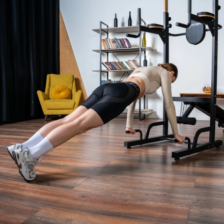 Турник 3 в 1 со скамьей домашний OXYGEN FITNESS ELGON, фото 7