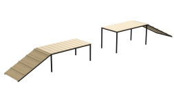 Трамплин для дрессировки собак SF-DG12