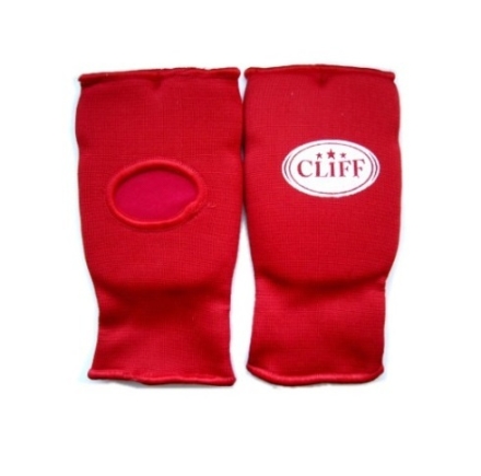 Защита кисти для единоборств х/б красная р.L, фото 1