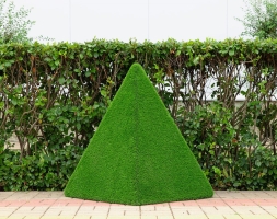 Топиари пирамида зеленая, Большая - газон Eco, фото 2