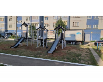 Детский игровой комплекс Домино Северный Мишка Н-1500 и Н-1200 ДИО 03140, фото 4