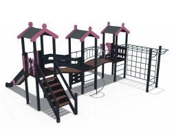 Детский игровой комплекс Домино Северный Мишка Н-1500 и Н-1200 ДИО 03140, фото 2