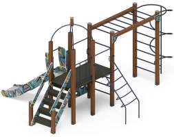 Детская игровая площадка Навина Н 1200 ДИК 2.09.02-01, фото 3 Детская игровая площадка Навина Н 1200 ДИК 2.09.02-01, фото 3