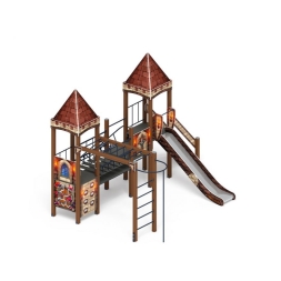 Детская игровая площадка Замок Средневековый ДИК 2.18.01-02 H=1500, фото 2
