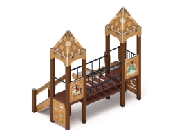 Детская игровая площадка Королевство (Картонное) ДИК 1.15.07-22 H=900, фото 3
