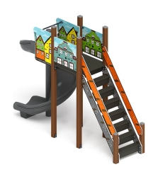 Горка винтовая - ИО 43.01.01-01.И1 - (Город) H=2000, фото 2