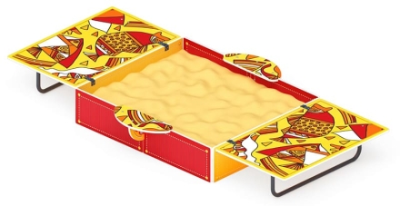 Песочница с крышкой средняя (Рыбы) - ИО 5.01.11-08, фото 4