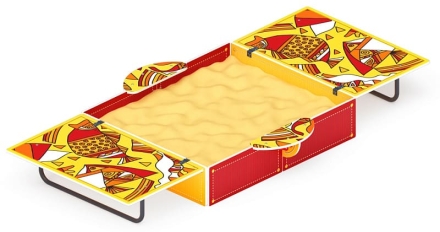 Песочница с крышкой средняя (Рыбы) - ИО 5.01.11-08, фото 1