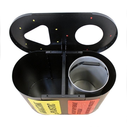 Урна для раздельного сбора мусора Город 2, 2 секции (2х26л), фото 5