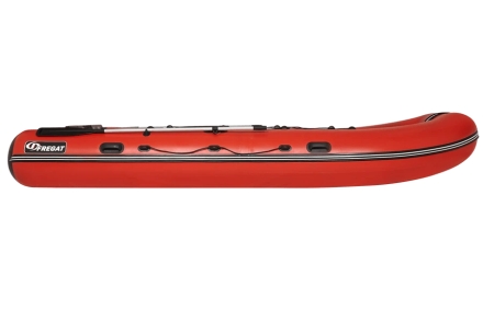 Моторная лодка ПВХ Фрегат 430 FM Light Jet/L/S (ФМ Лайт Джет/Л/С) Серый, фото 6