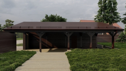 Навес КАСКАД Базовая комплектация, фото 6