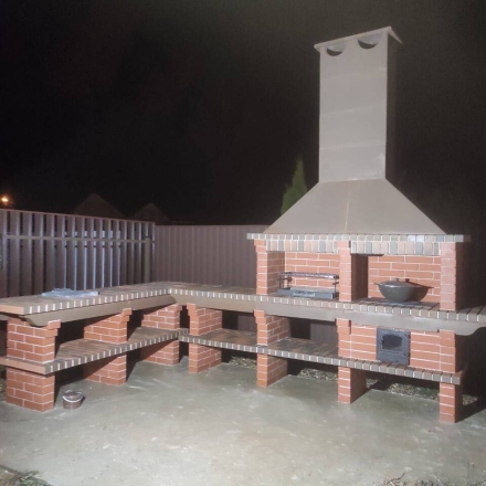 Печь Аристократ 7304 Прямоугольный кирпич красный с коричневым, фото 5