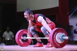 Штанга женская DHS Olympic 135 кг. для соревнований, аттестованная IWF, фото 3