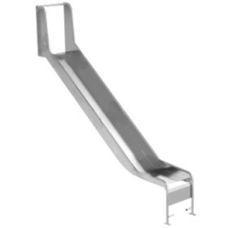 Горка из нержавеющей стали размером 2400х490 мм, фото 1