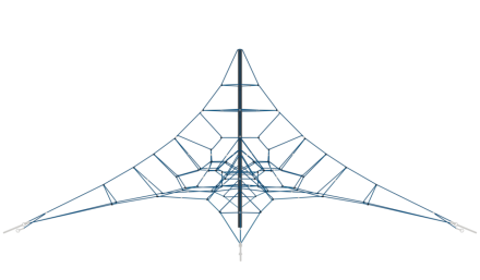 Канатная пирамида &quot;Снежинка-2&quot;, фото 2