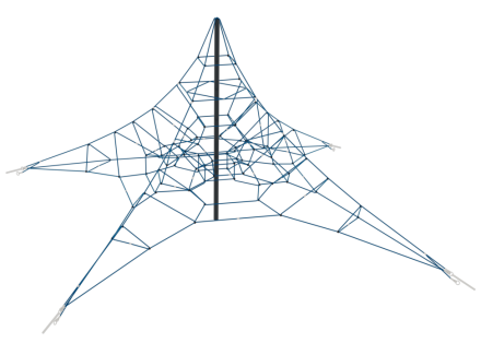 Канатная пирамида &quot;Снежинка-2&quot;, фото 1