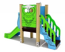 Детская горка ЛД081001 H=650 для игровой площадки Детская горка ЛД081001 H=650 для игровой площадки