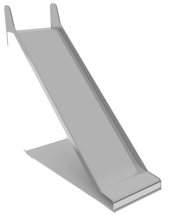 Горка из нержавеющей стали ГГН-500.2000.006 для детской площадки