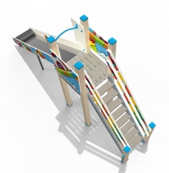 Горка &quot;мини&quot;, высота спуска 1,5 м, паттерн &quot;Фэнтази&quot; ГР016.02, фото 3