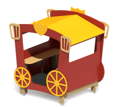 Игровой комплекс Карета ИО-04 для детской площадки Игровой комплекс Карета ИО-04 для детской площадки