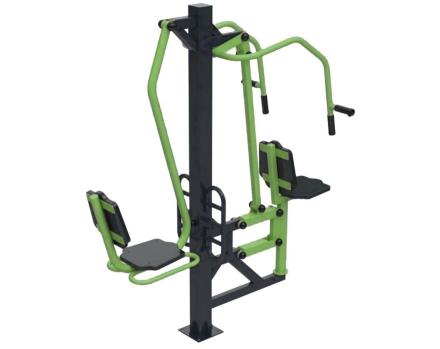 Уличный тренажер TORUDA &quot;Жим ногами + Жим от груди&quot;, фото 1