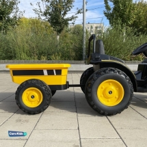 Электромобиль трактор c прицепом Harley Bella HL389-TRAILER желтый