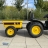 Электромобиль трактор c прицепом Harley Bella HL389-TRAILER желтый