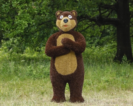 Топиари медведь Финик - газон Eco, фото 1