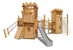 Игровой комплекс Эко VST 0017/3 для детской площадки Игровой комплекс Эко VST 0017/3 для детской площадки