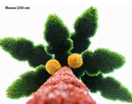 Топиари Пальма средняя, кокосовая h=300см - газон Deluxe+Eco, фото 6