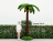 Топиари Пальма средняя, кокосовая h=300см - газон Deluxe+Eco