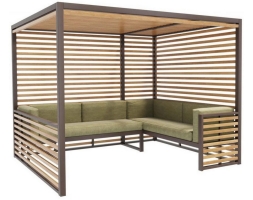 Пергола Софт 2, с перегородкой, фото 1