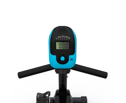 Велотренажер DFC B504R магнитный (черный корпус, голубая полоса), фото 6