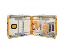 Массажный стол DFC NIRVANA, Elegant PREMIUM, 186х70х5 см, алюм. ножки, цвет оранж./беж. (orange/beig Массажный стол DFC NIRVANA, Elegant PREMIUM, 186х70х5 см, алюм. ножки, цвет оранж./беж. (orange/beig