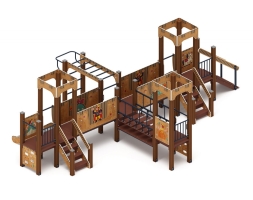 Детская игровая площадка Королевство (Картонное) ДИК 1.15.05-12 H=750, фото 4